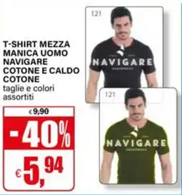 Il Gigante T-shirt mezza manica uomo Navigare offerta