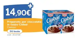 C+C Italmarket Preparato per cioccolato in tazza Ciobar Cameo offerta