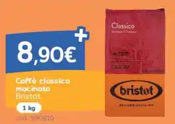 C+C Italmarket Caffè classico macinato Bristot offerta