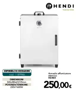 Altasfera Armadio affumicatore elettrico Hendi offerta