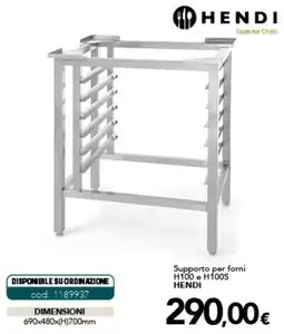 Altasfera Supporto per forni H100 e H100S Hendi offerta