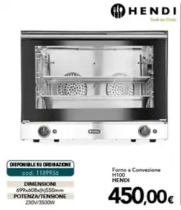 Altasfera Forno a Convezione H100 Hendi offerta