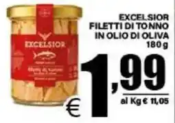 DEM Excelsior filetti di tonno in olio di oliva offerta