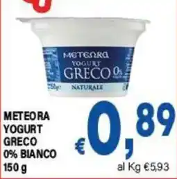 DEM Meteor Yogurt Greco 0% Bianco offerta