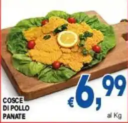 DEM Cosce di pollo panate offerta