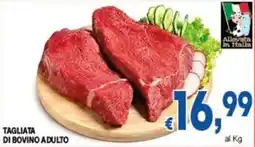 DEM Tagliata di bovino adulto offerta