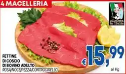 DEM Fettine di coscio di bovino adulto offerta