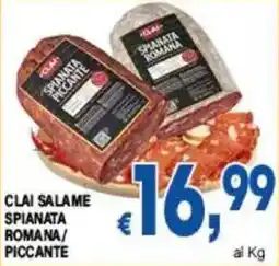 DEM Clai salame spianata romana piccante offerta