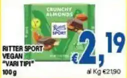 DEM Ritter Sport Vegan Vari Tipi offerta