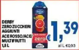 DEM Derby zero zuccheri aggiunti ace rosso/ace multifrutti offerta