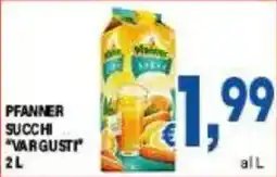DEM Pfanner succhi var gusti offerta