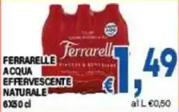 DEM Ferrarelle acqua effervescente naturale offerta