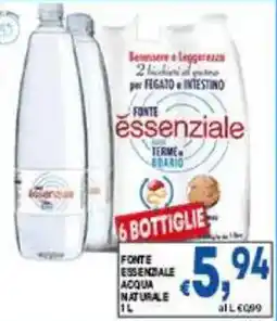 DEM Fonte essenziale acqua naturale offerta
