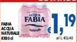 DEM Acqua Fabia naturale offerta