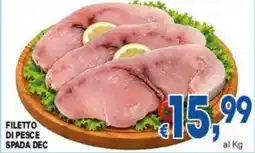 DEM Filetto di pesce spada dec offerta