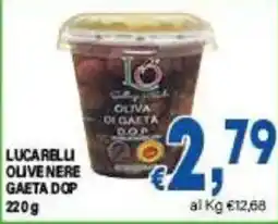 DEM Lucarelli olive nere gaeta dop offerta