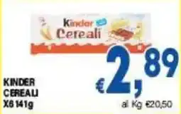 DEM Kinder Cereali offerta