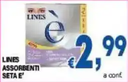 DEM Lines assorbenti seta e' offerta