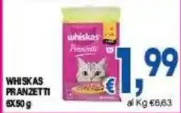 DEM Whiskas Pranzetti offerta
