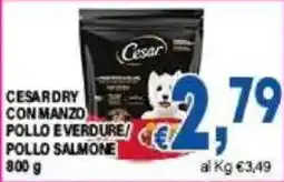 DEM Cesar Dry con manzo pollo e verdure/ pollo salmone offerta