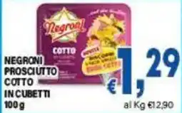 DEM Negroni prosciutto cotto in cubetti offerta