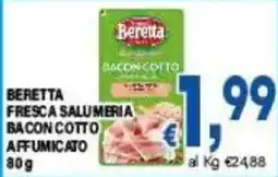 DEM Beretta bacon cotto affumicato offerta