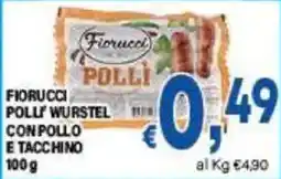 DEM Fiorucci Poll' wurstel con pollo e tacchino offerta