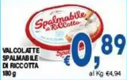 DEM Valcolatte spalmabile di ricotta offerta
