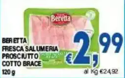 DEM Beretta prosciutto cotto brace offerta