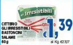 DEM Citterio gli irresistibili bastoncini salame offerta