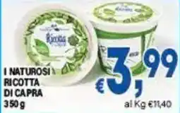 DEM I naturali ricotta di capra offerta