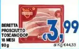 DEM Beretta prosciutto toscano dop offerta
