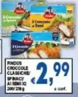 DEM Findus crocchette classiche/ spinaci ai semi offerta