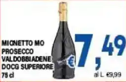 DEM Mionetto Mo Prosecco Valdobbiadene Docg Superiore offerta