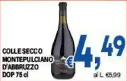 DEM Colle Secco Montepulciano d'Abruzzo offerta
