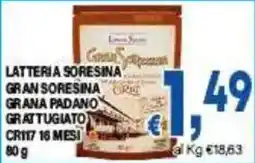 DEM Latteria SoreSina Gran SoreSina Grana Padano Grattugiato offerta