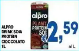 DEM Alpro drink soia proteine cioccolato offerta