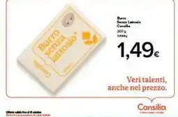 DEM Burro senza lattosio Consilia offerta