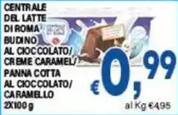 DEM Budino al cioccolato/creme caramel/panna cotta al cioccolato/caramello offerta