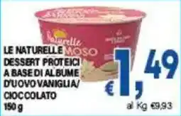 DEM Naturelle dessert proteici a base di albumi d'uovo vaniglia/cioccolato offerta