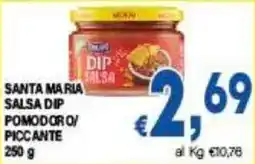DEM Santa Maria salsa dip pomodoro o piccante offerta