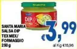 DEM Santa Maria salsa dip tex mex/formaggio offerta