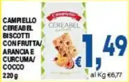 DEM Campiello cereabel biscotti con frutta offerta