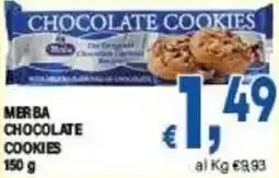 DEM Merba chocolate cookies offerta