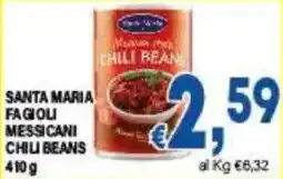 DEM Santa Maria fagioli messicani chili beans offerta