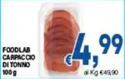 DEM Foodlab carpaccio di tonno offerta