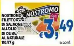 DEM Nostromo filetto di salmone all'olio di oliva al naturale offerta
