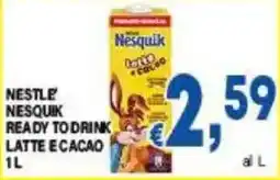 DEM Nestlé Nesquik ready to drink latte e cacao offerta