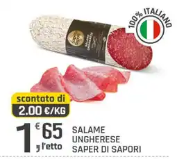 Supermercati Dok Salame ungherese Saper di sapori offerta