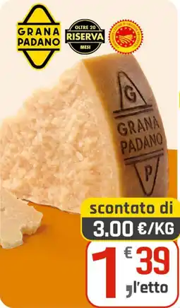 Supermercati Dok Grana Padano offerta